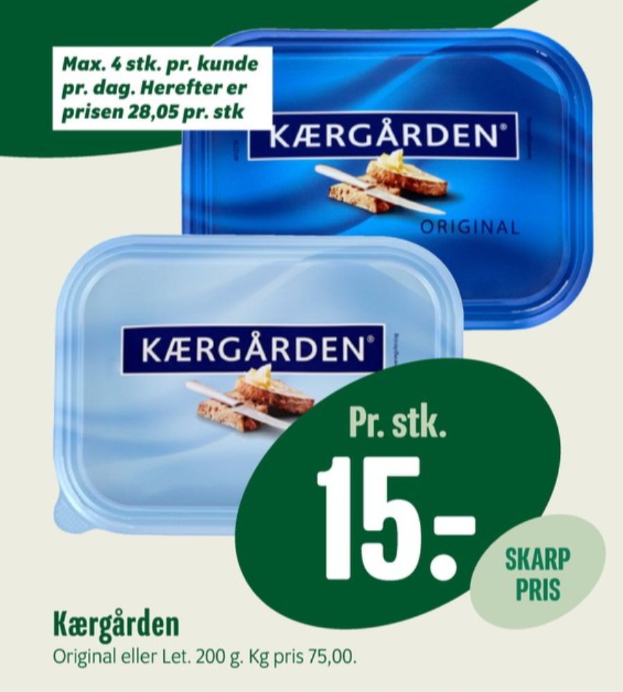 Kærgården, Smørbar