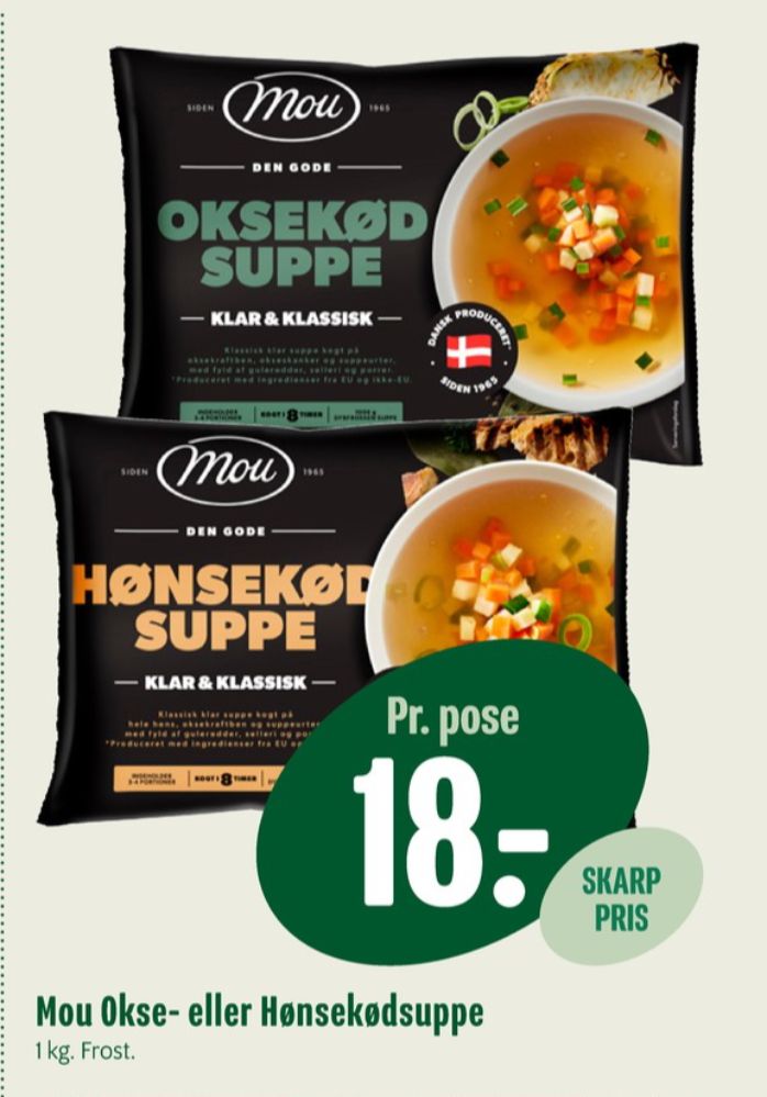 Mou Klar & Klassisk, Oksekødssuppe