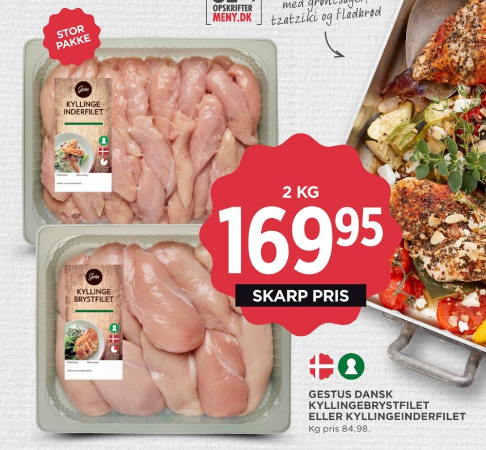 Gestus, Kyllingebrystfilet