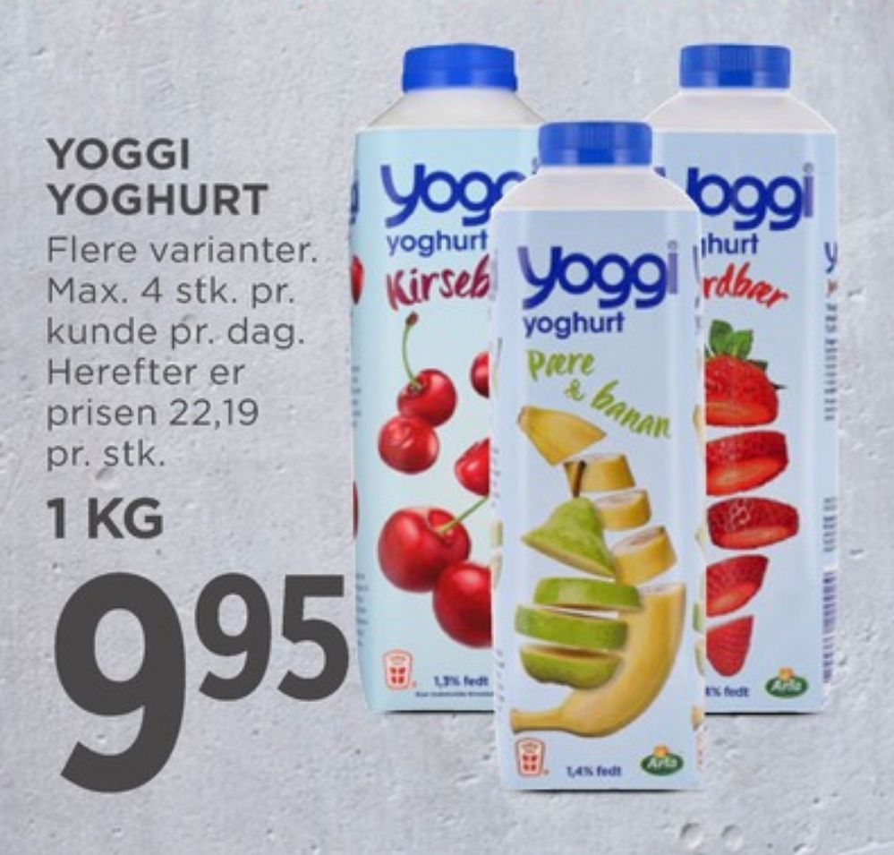 Yoggi, Kirsebær Yoghurt 