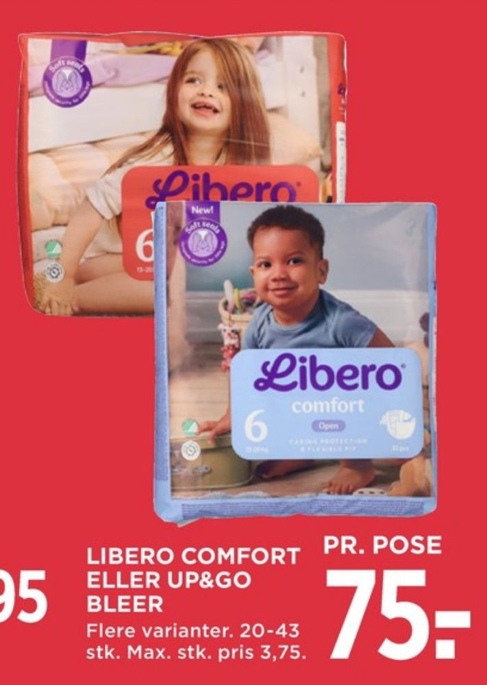 Libero Up&Go, Bleer str 6 13-20 kg