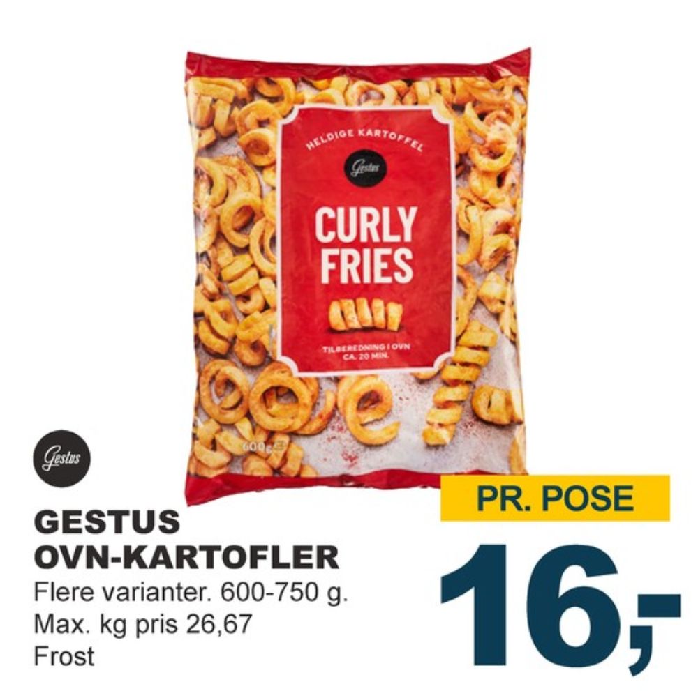 Gestus, Curly Fries