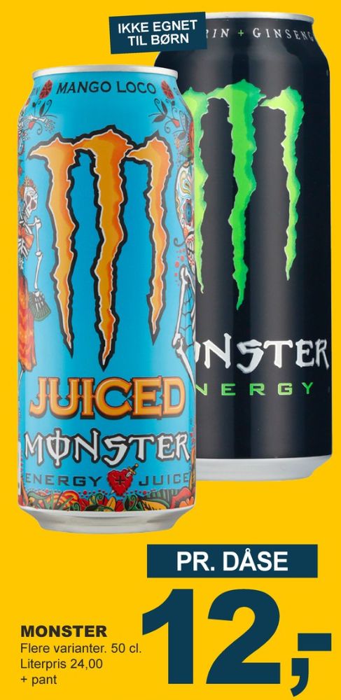 Monster Energy, Energidrik