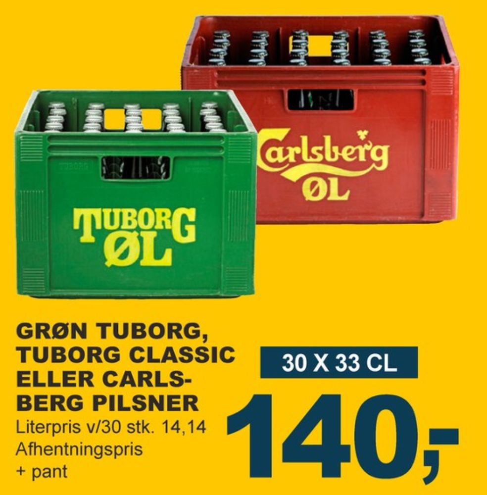 Tuborg Classic, Øl