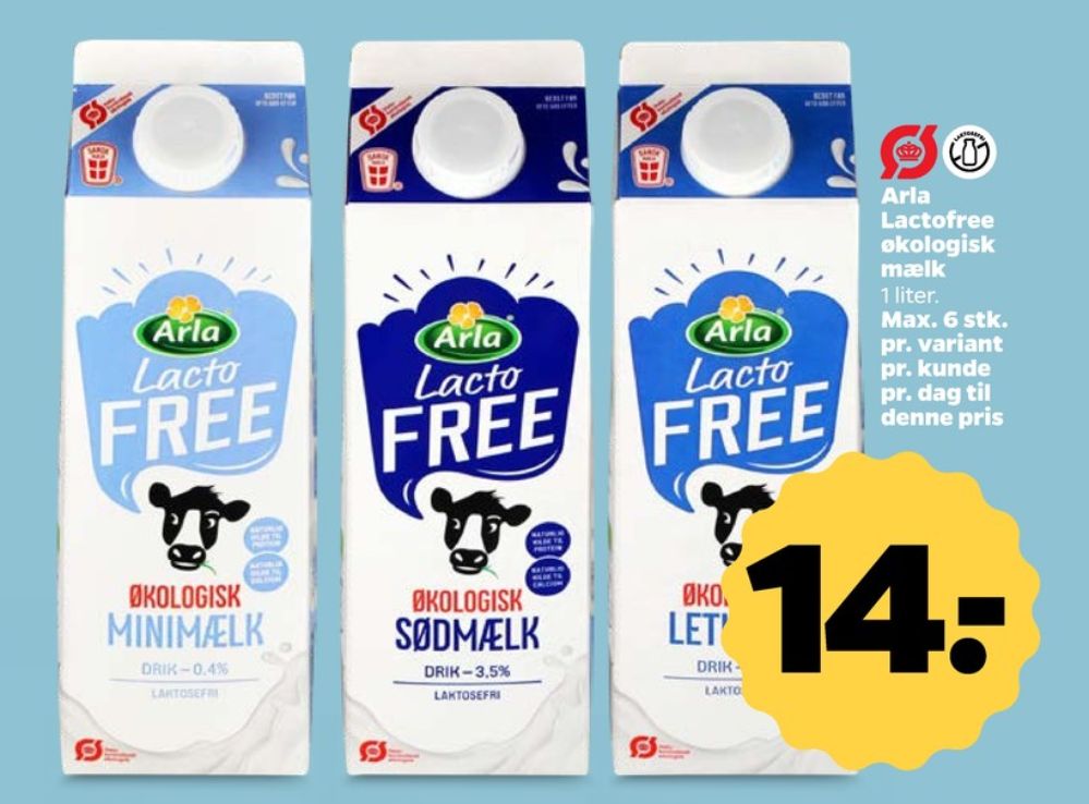 Arla Lacto FREE, Minimælk