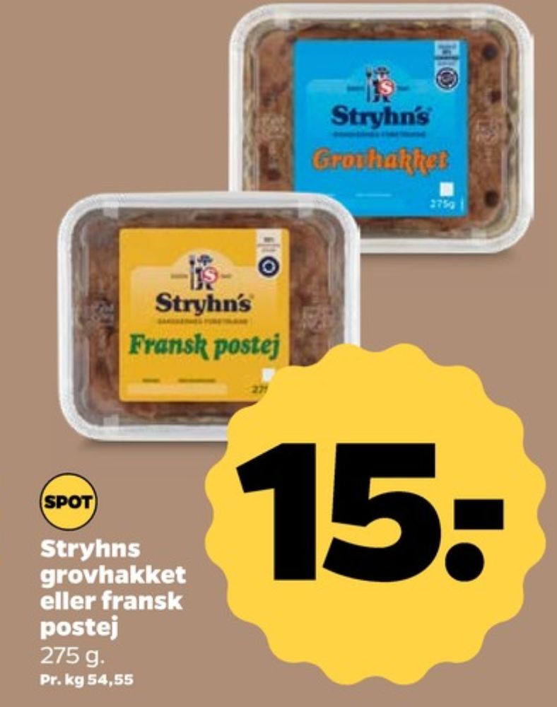 Stryhns Fransk Postej, Leverpostej