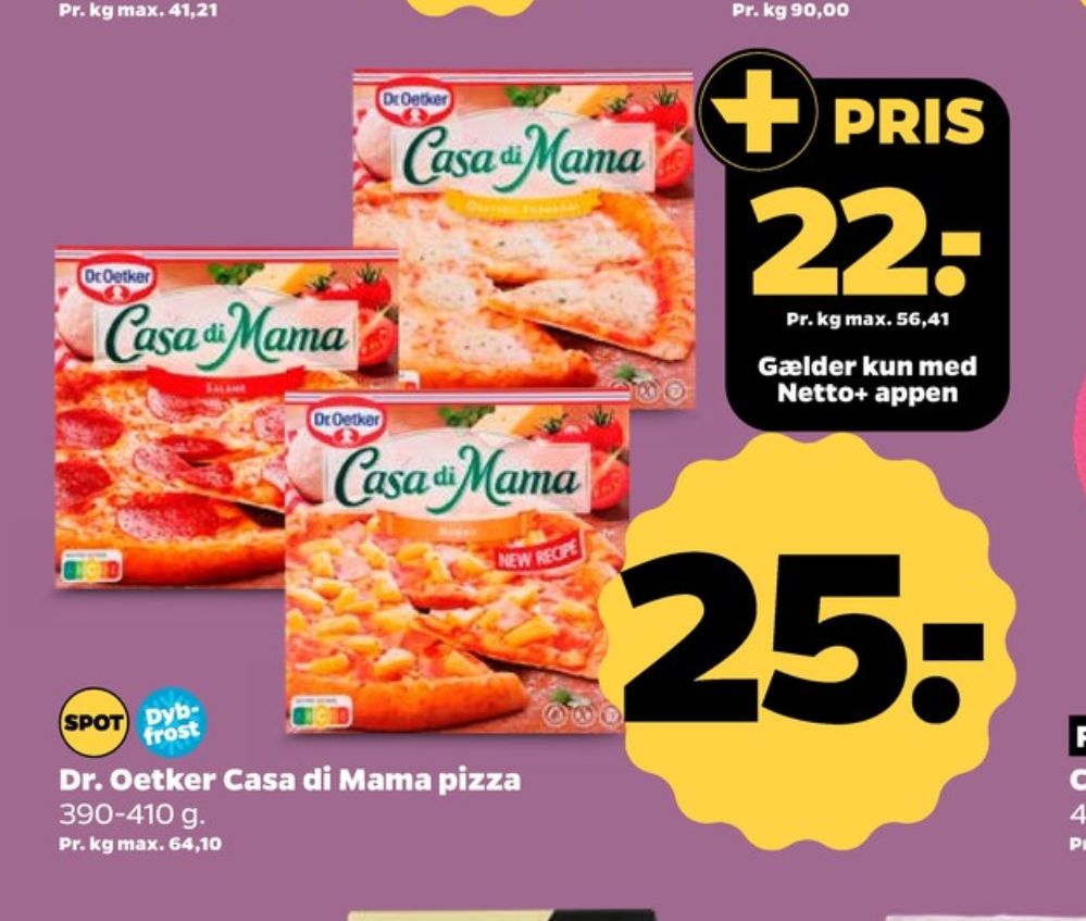 Casa di Mama, Quattro Formaggi Pizza