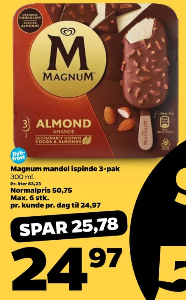 Frisko Magnum, Almond ispinde