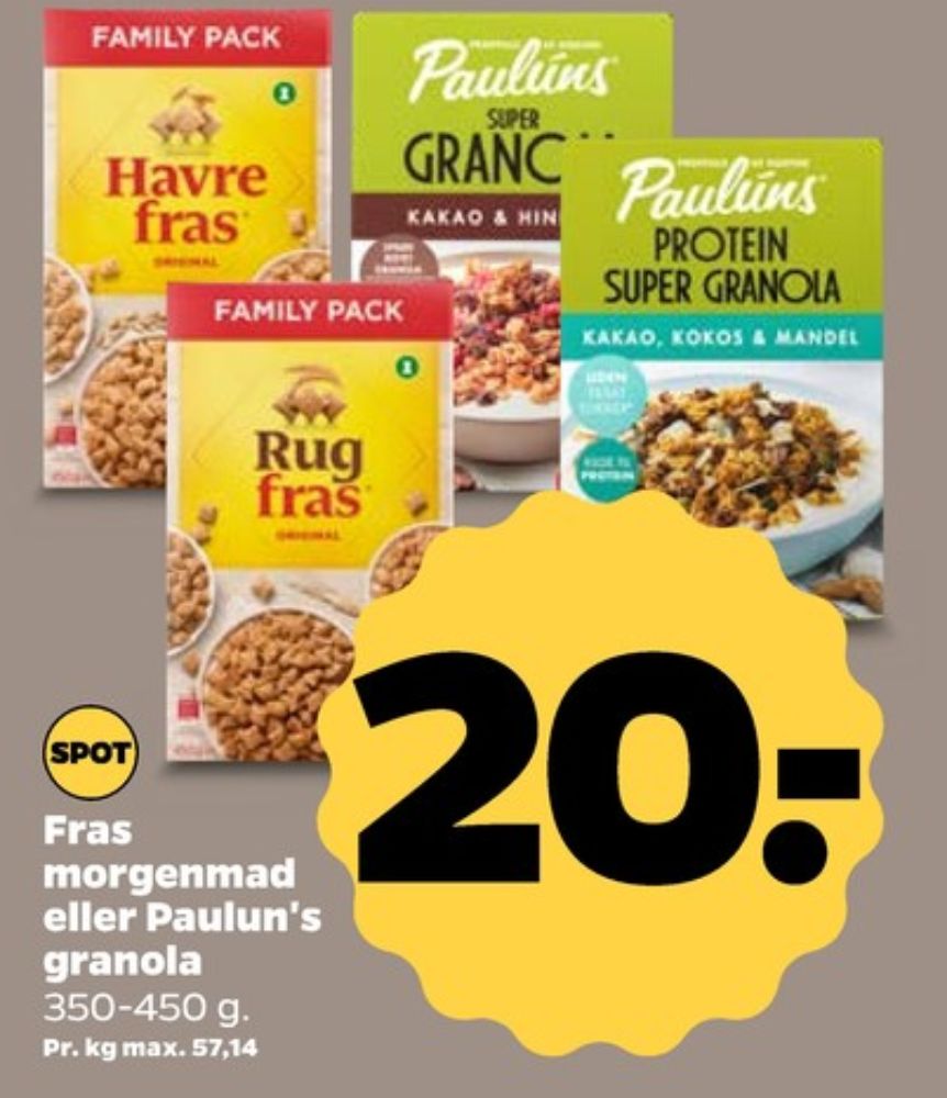 Pauluns, Granola Kakao, Kokos & Mandler