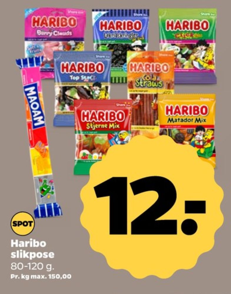 Haribo Matador Mix, Slikposer