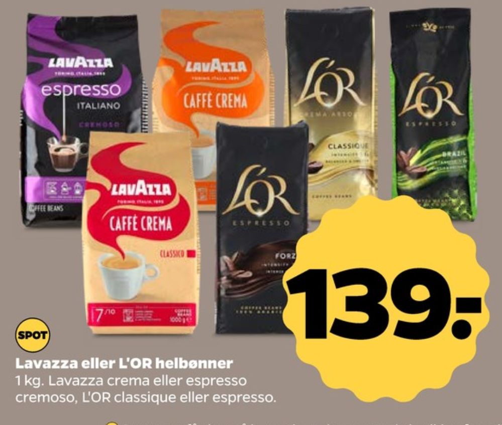 LOR Espresso Brazil, Kaffebønner