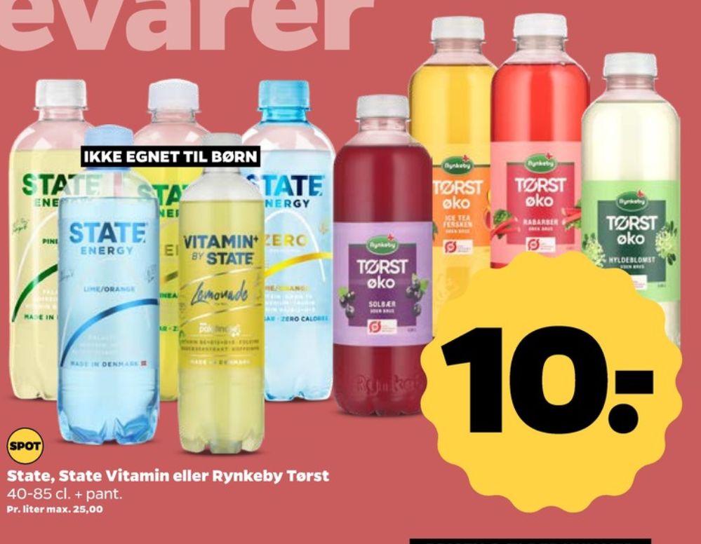 STATE Vitamin By State Lemonade, Energidrik