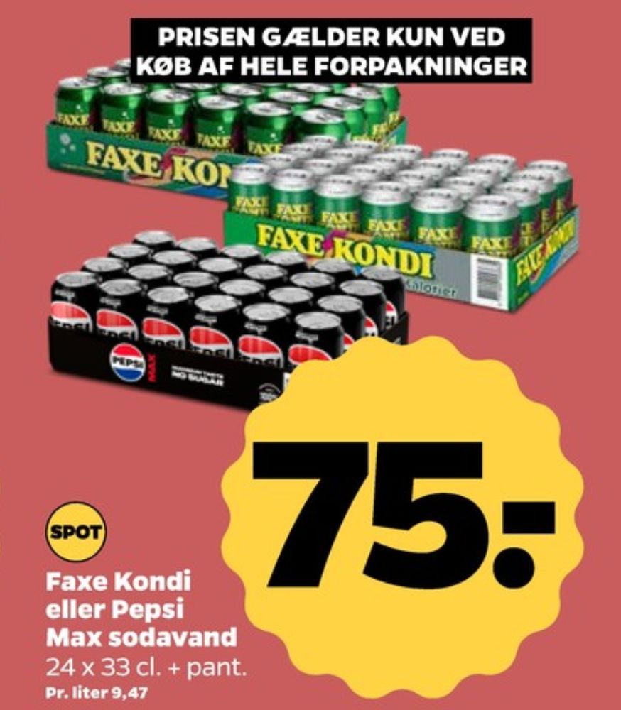 Pepsi Max, Cola 24 pk.