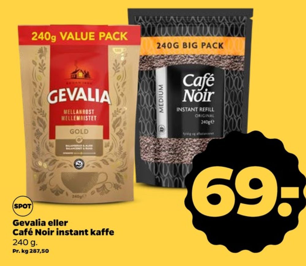 Gevalia Gold, Instant Kaffe