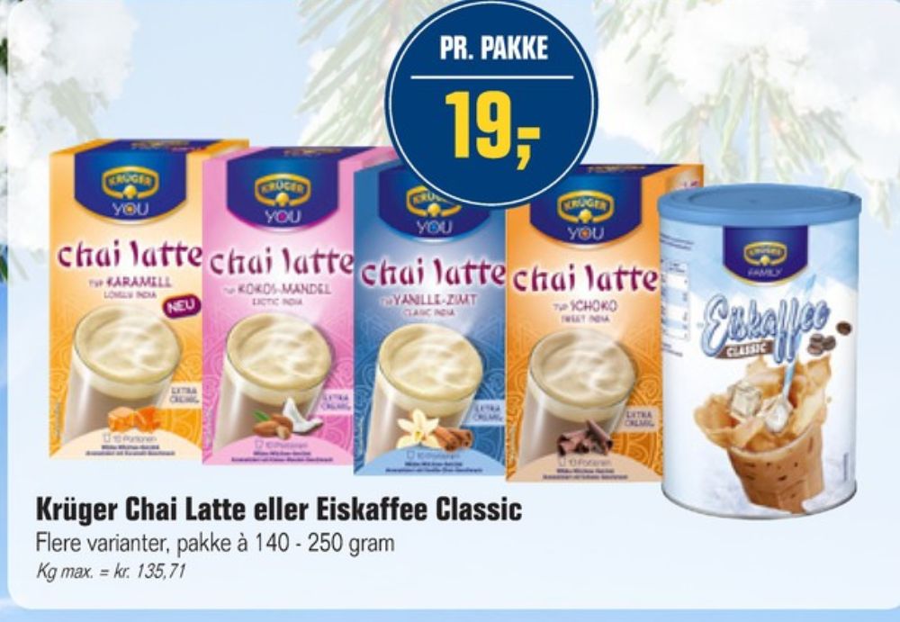Krüger, Instant Te Chai Latte Kokos-Mandel
