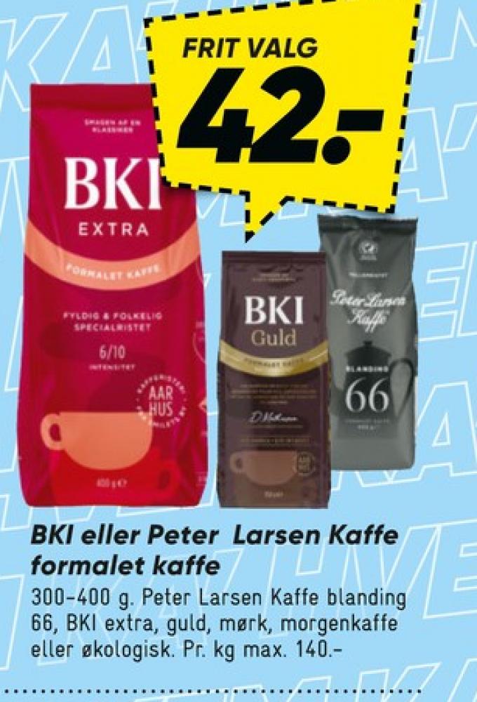 Peter Larsen Blanding 66, Kaffe Formalet