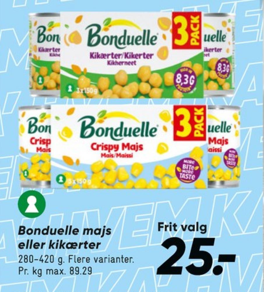 Bonduelle, Majs