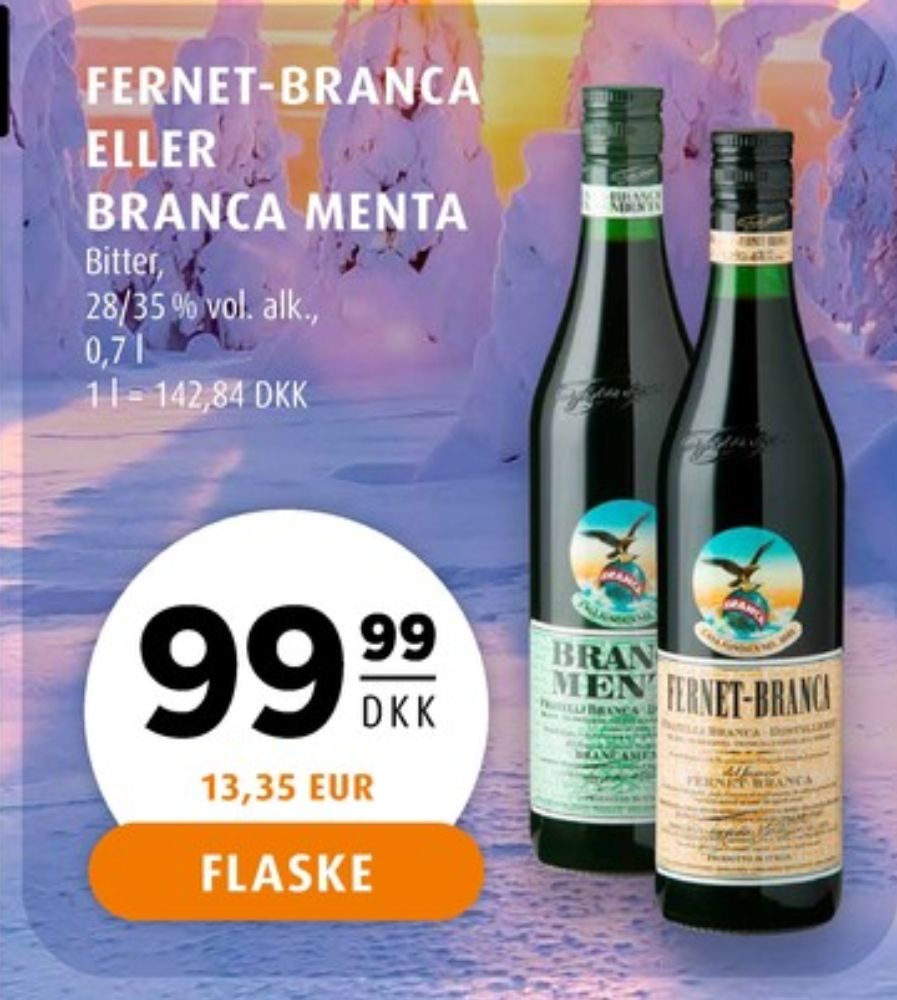 Fernet Branca, Bitter