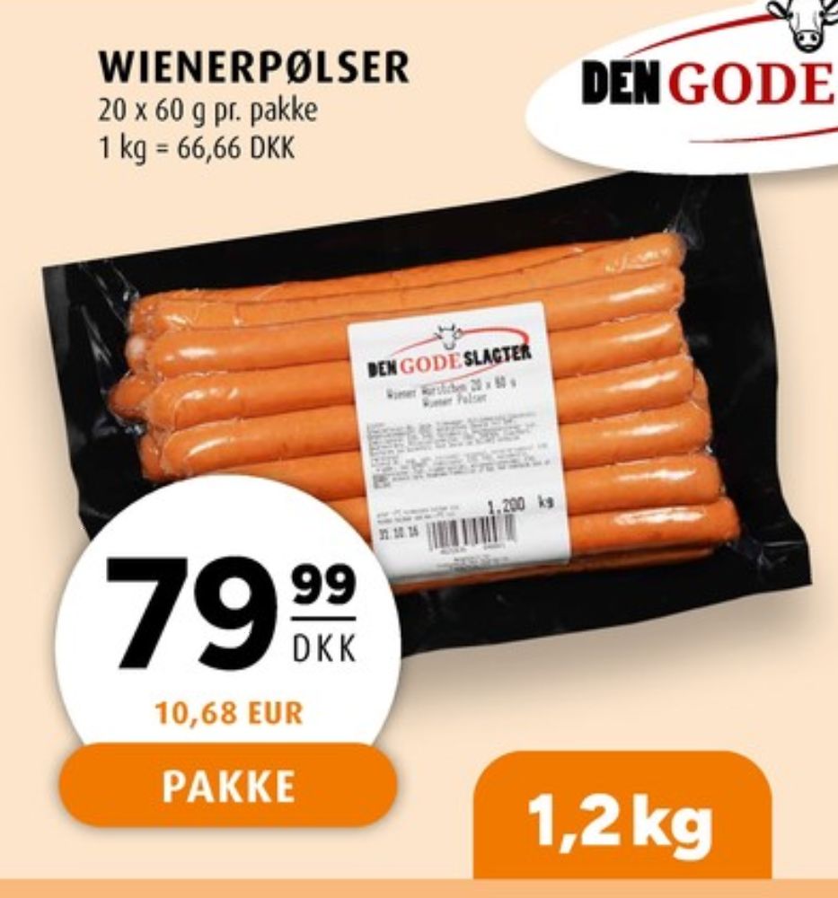 Den Gode Slagter, Wienerpølser