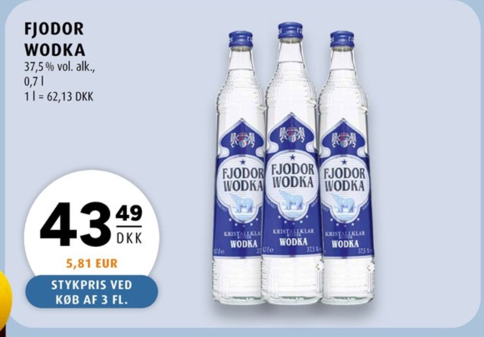 Fjodor Wodka, Vodka