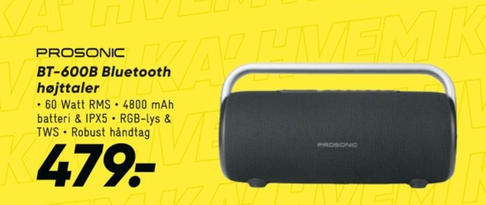 Prosonic, Højttaler