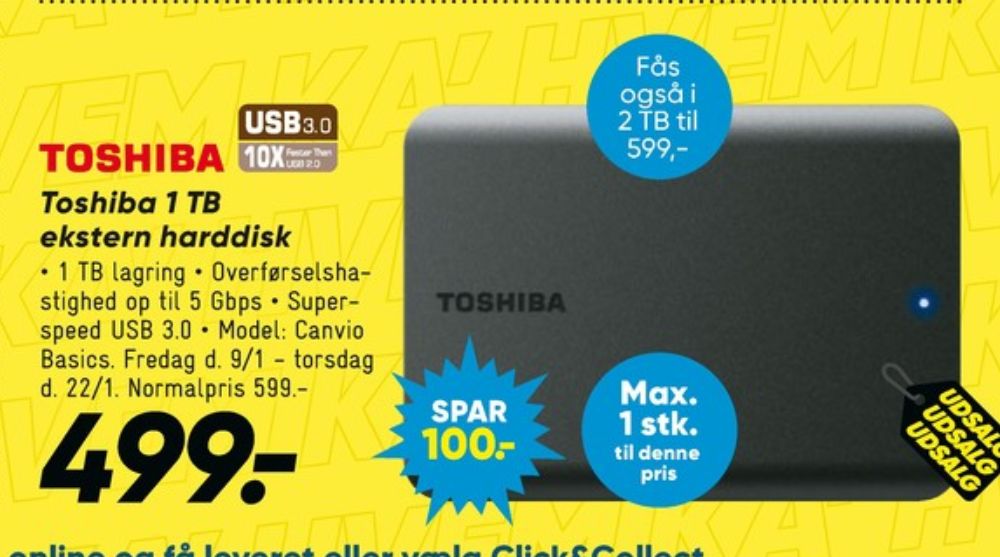 Toshiba, Harddisk