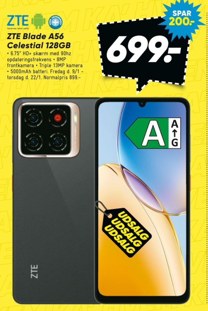 ZTE Blade A56, Mobiltelefon