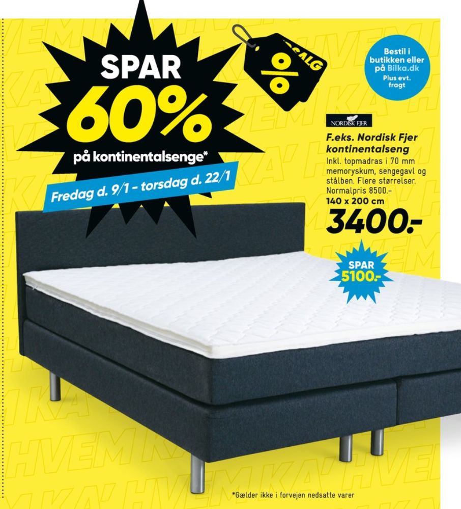 Nordisk Fjer, Kontinentalseng