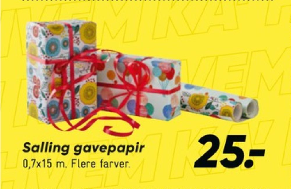 Salling, Gavepapir