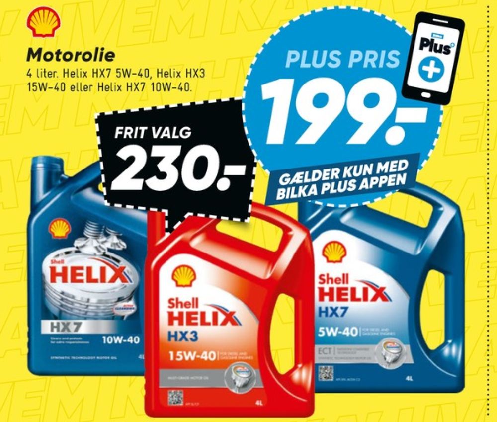Shell Helix, Motorolie