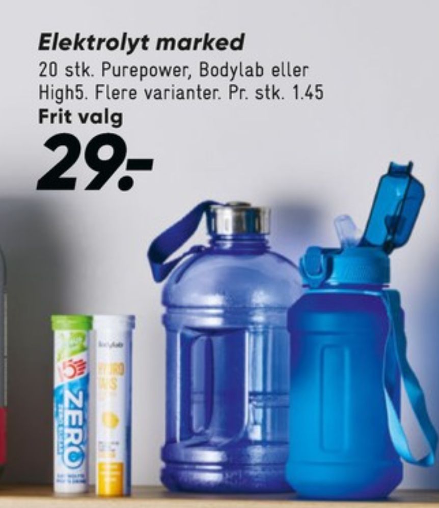 HIGH5, Træningstilskud