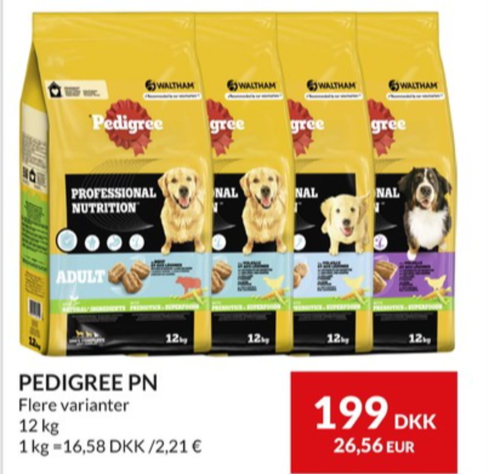 Pedigree, Hundefoder