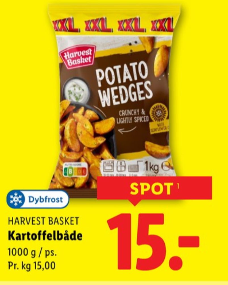 Harvest Basket, Potato Wedges