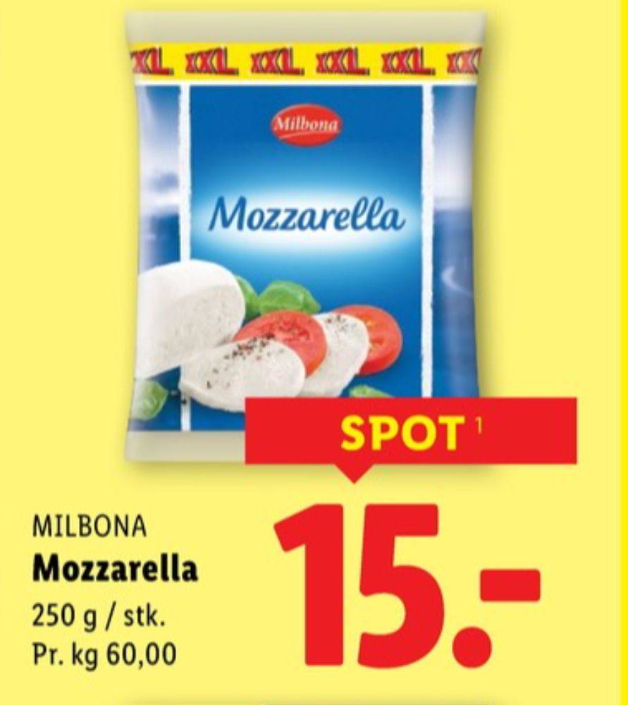 Milbona, Mozzarella