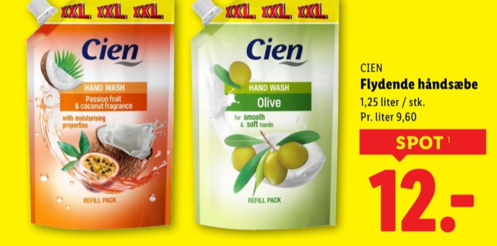 Cien, Flydende sæbe