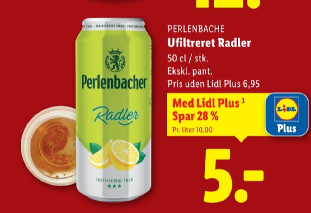 Perlenbacher Radler, Øl - Alkoholfri
