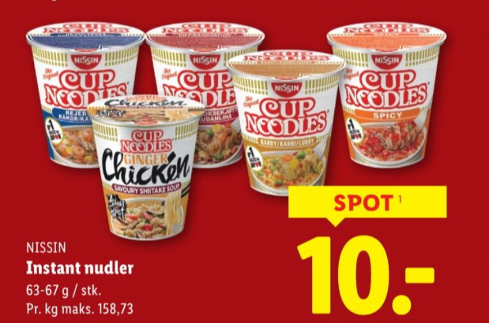 Nissin Cup Noodles, Ginger Chicken Noodles