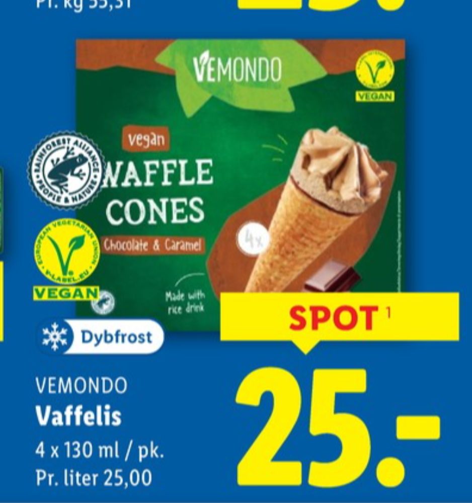 Vemondo, Isvafler Chokolade