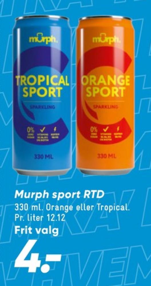 Murph Tropical Sport, Energidrik