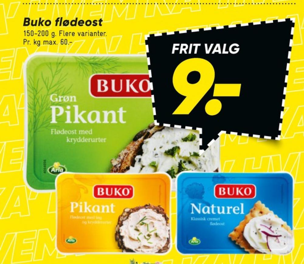 Buko, Flødeost Naturel