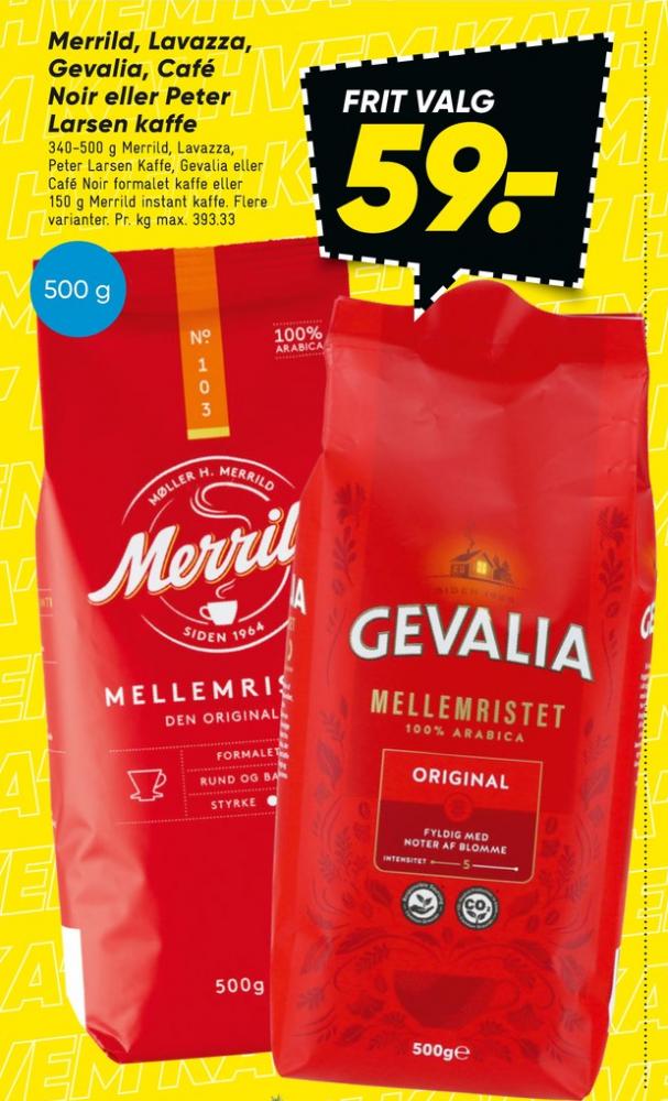 Merrild Mellemristet, Kaffe Formalet