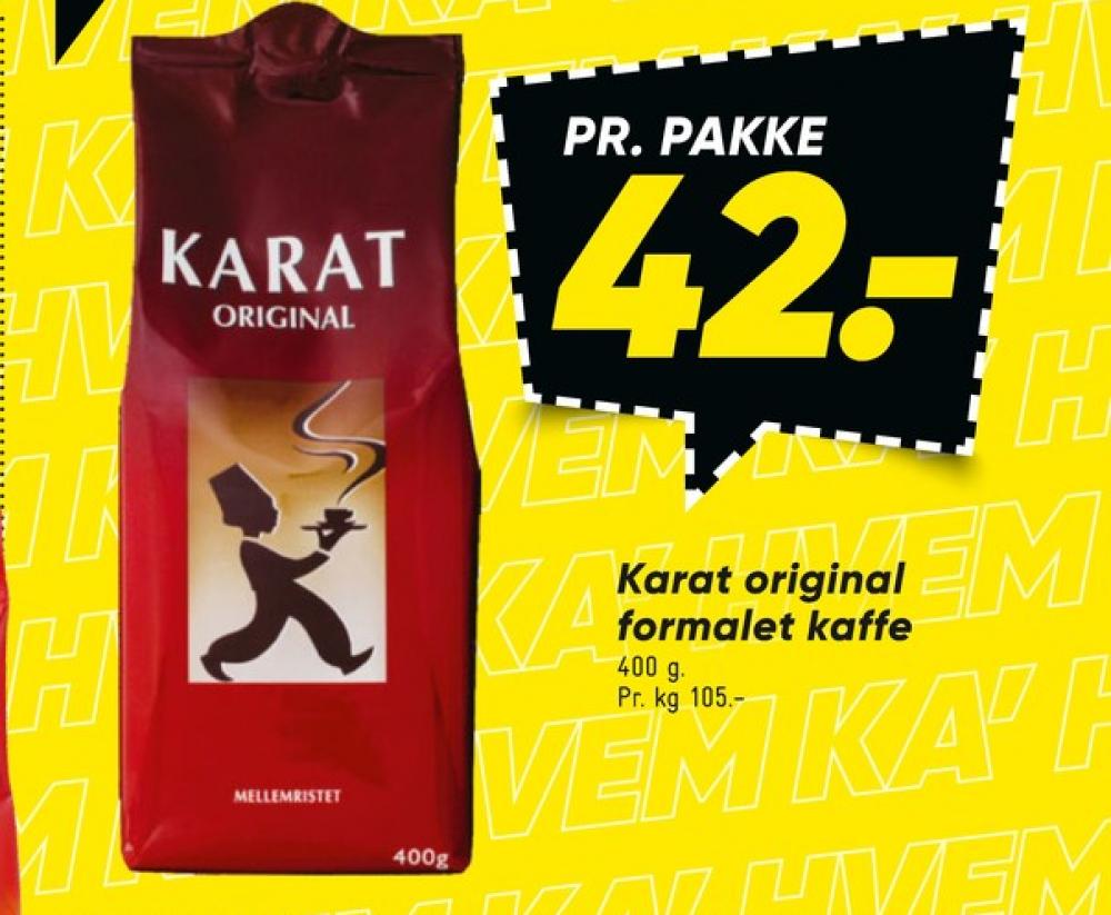 Karat Original, Kaffe Formalet