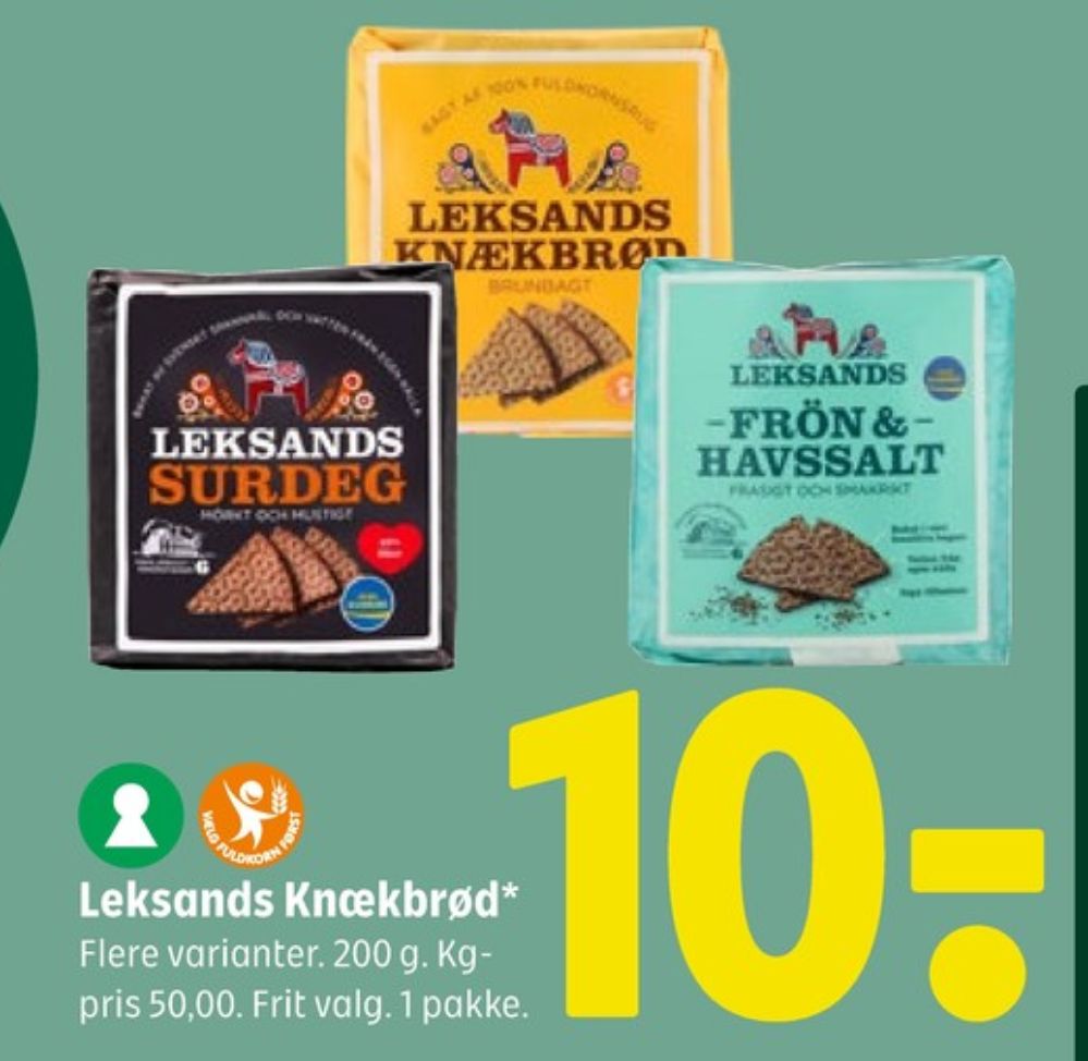 Leksands, Brunbagt knækbrød