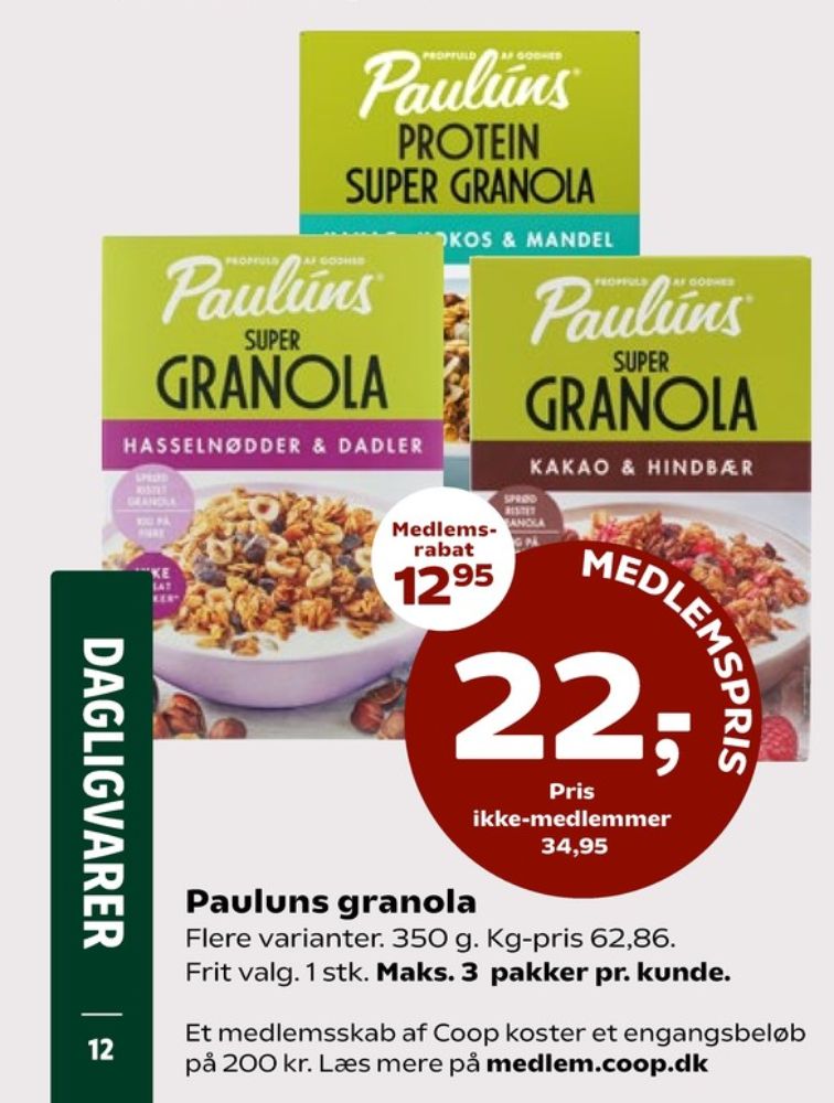 Pauluns, Granola Kakao, Kokos & Mandler