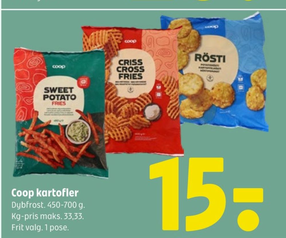 Coop, Criss Cross Fries