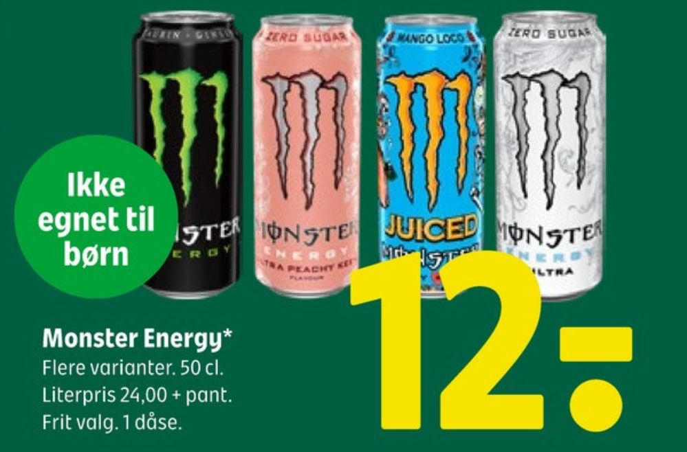 Monster Energy, Energidrik
