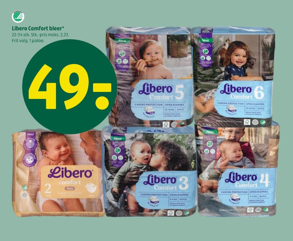 Libero Comfort, Bleer str 2 3-6 kg