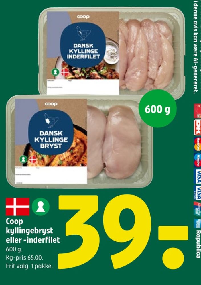 Coop, Kyllingebrystfilet