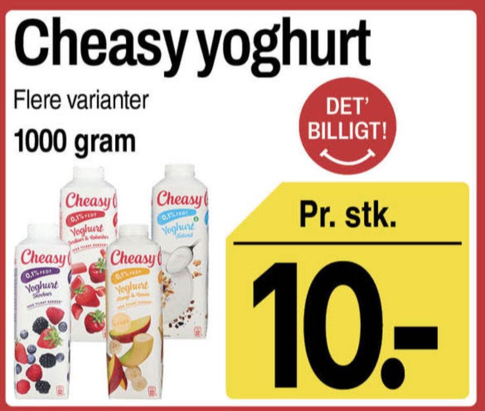 Cheasy, Mango & Banan Yoghurt 