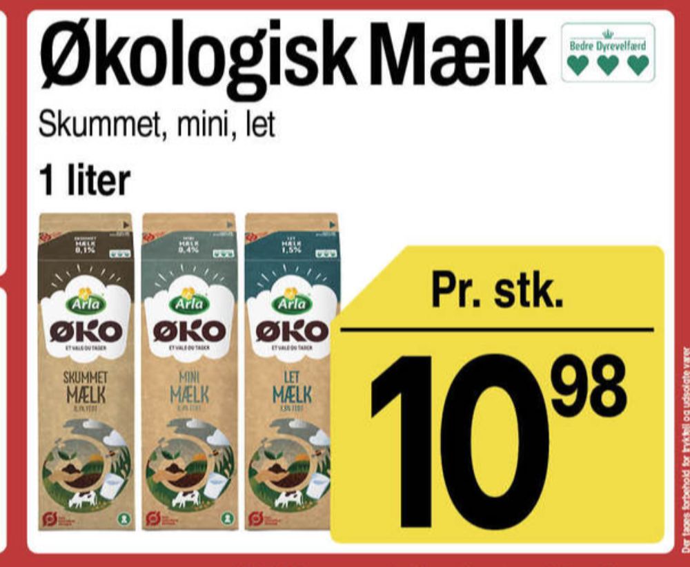 Arla, Letmælk